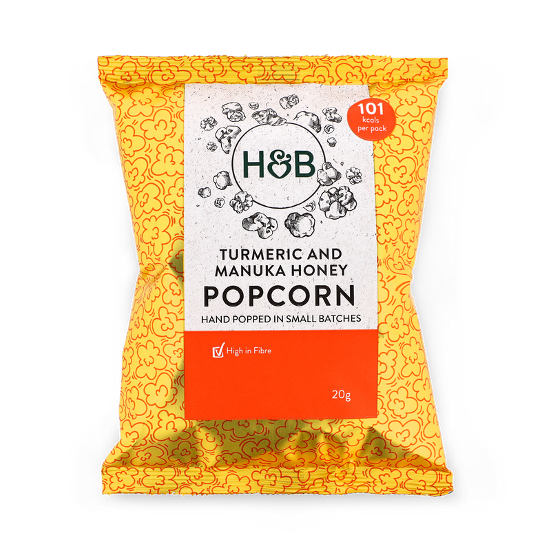 Holland Barrett Turmeric Manuka Honey Popcorn 20g