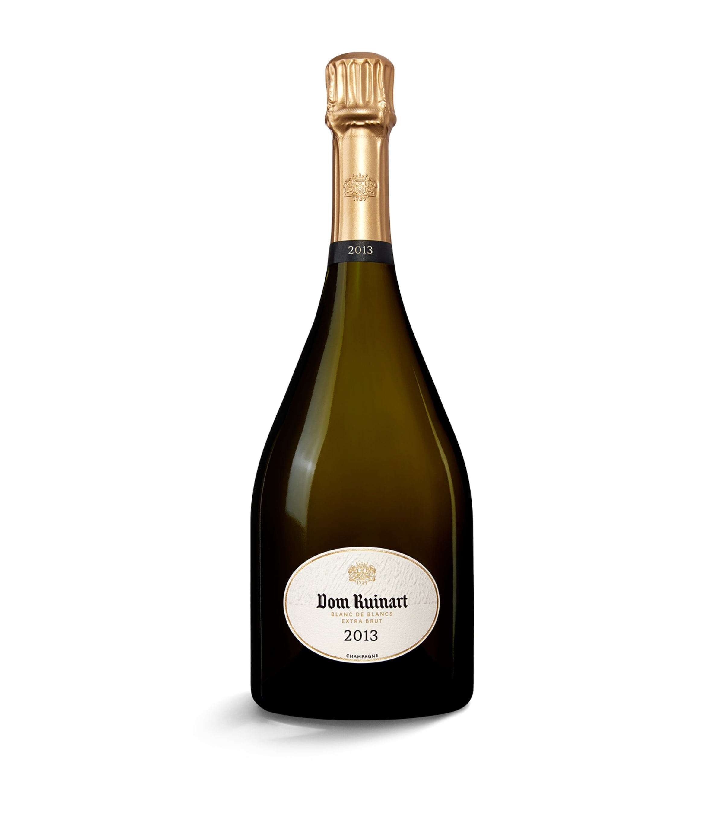 Ruinart Blanc de Blancs Extra Brut Champagne 75cl, imported from the UK