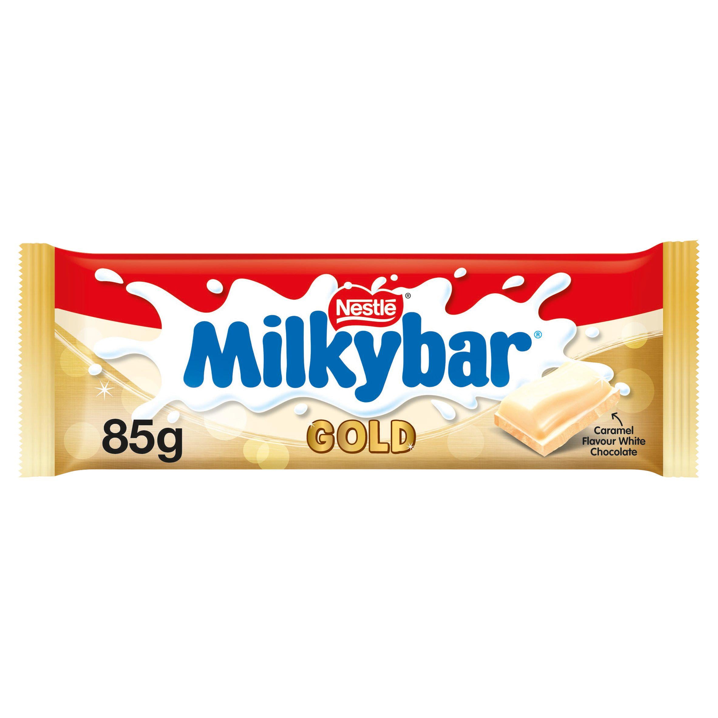 Milkybar Gold Caramel White Chocolate Sharing Bar 85g GOODS Sainsburys   