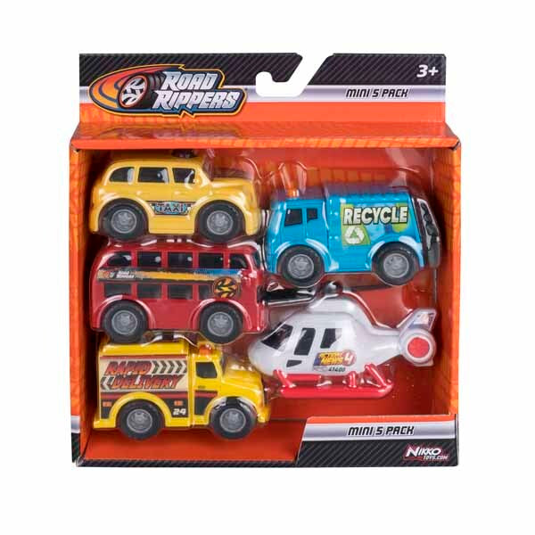 Nikko toy vehicle set 5 pack, UK version
