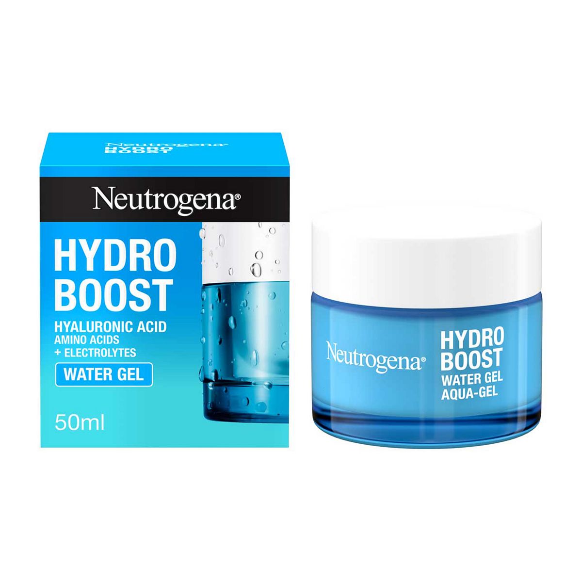 Neutrogena Hydro Boost Water Gel Moisturiser for Normal to Combination Skin 50ml GOODS Boots   