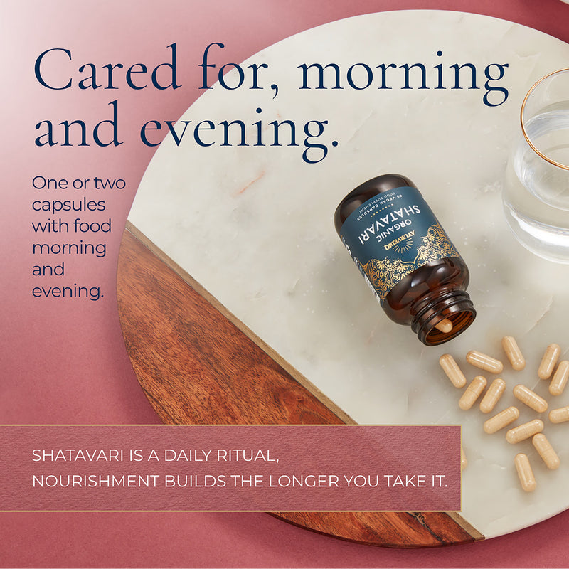 Ayurvediq organic shatavari capsules 60 - British product