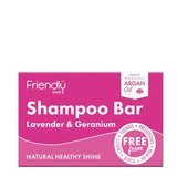 Friendly Soap lavender & geranium shampoo bar 6 x 95g (British brand)