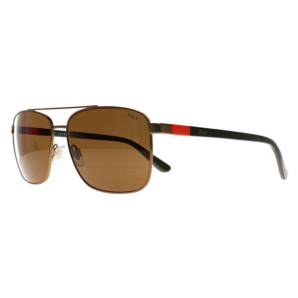 Polo Ralph Lauren brown men's sunglasses, imported from the UK