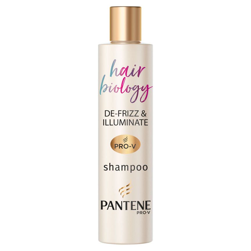 Pantene Hair Biology  De-frizz & Illuminate Shampoo Haircare & Styling ASDA   