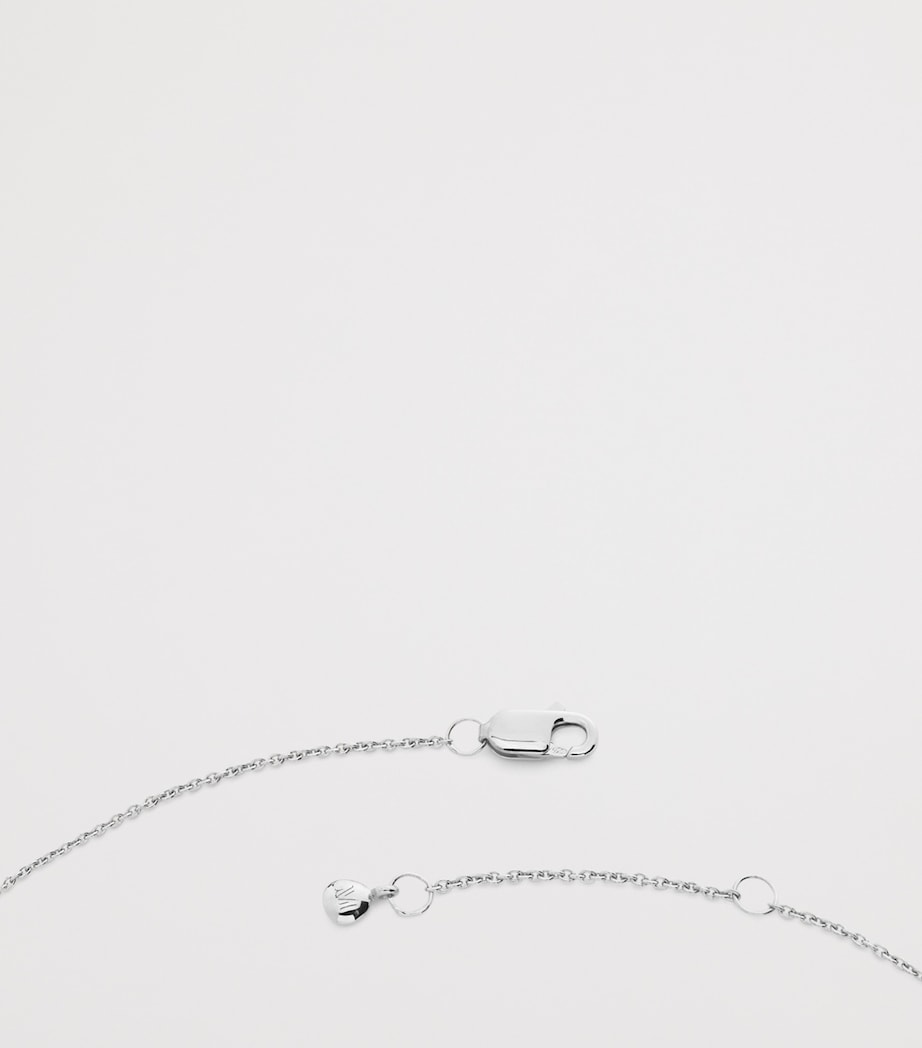 Monica Vinader sterling silver Libra zodiac necklace (British brand)