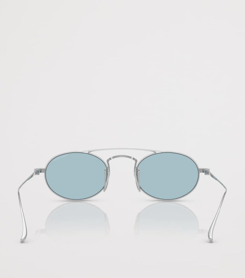 Giorgio Armani titanium oval sunglasses, UK version