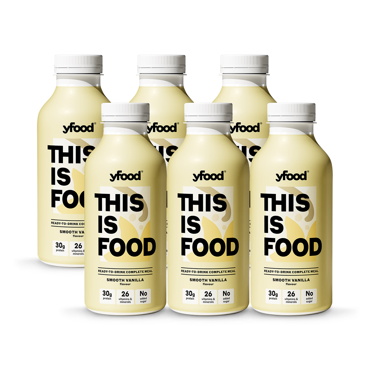Yfood Ready to Drink Complete Meal Smooth Vanilla Drink 6x500ml
