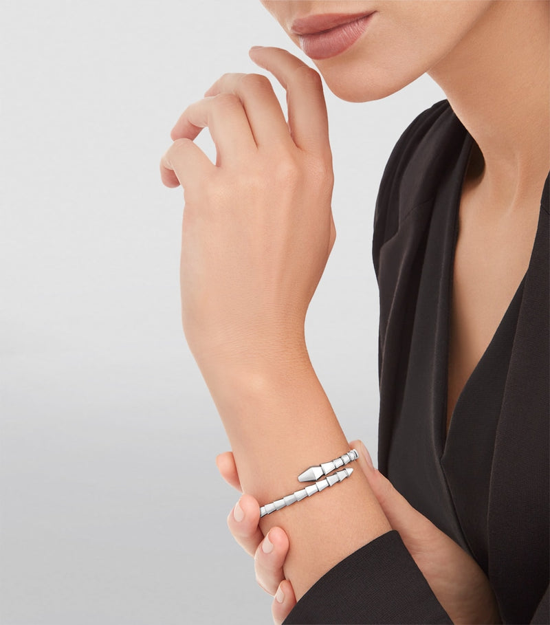 Bvlgari Serpenti Viper bracelet in white gold, UK version