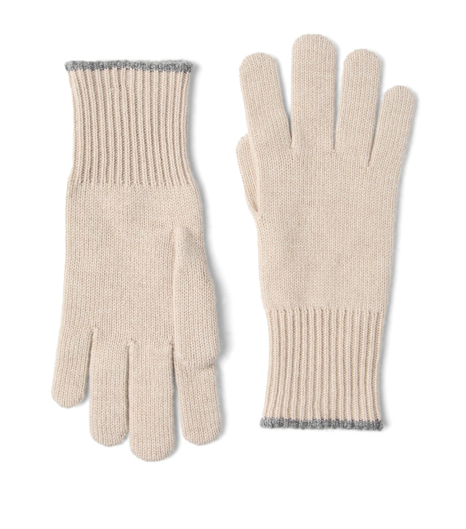 Brunello Cucinelli cashmere gloves - British product