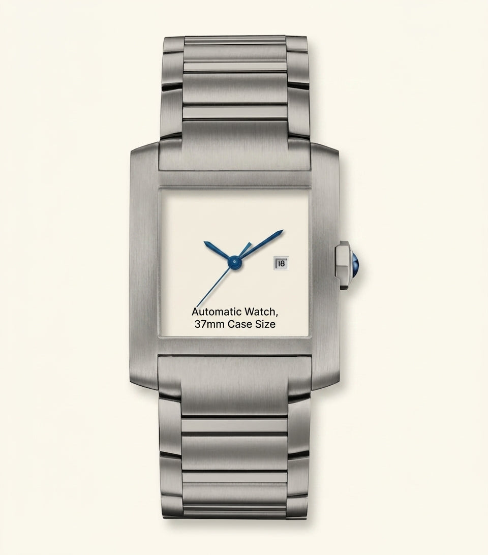 Cartier Tank Française steel watch 30.5mm - British product