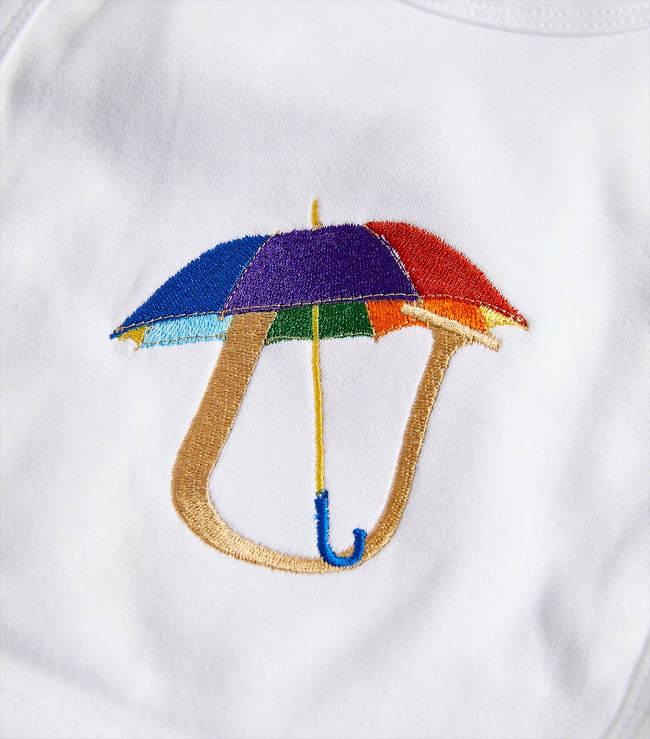 Paint My Dreams Cotton Monogram Bib - British product