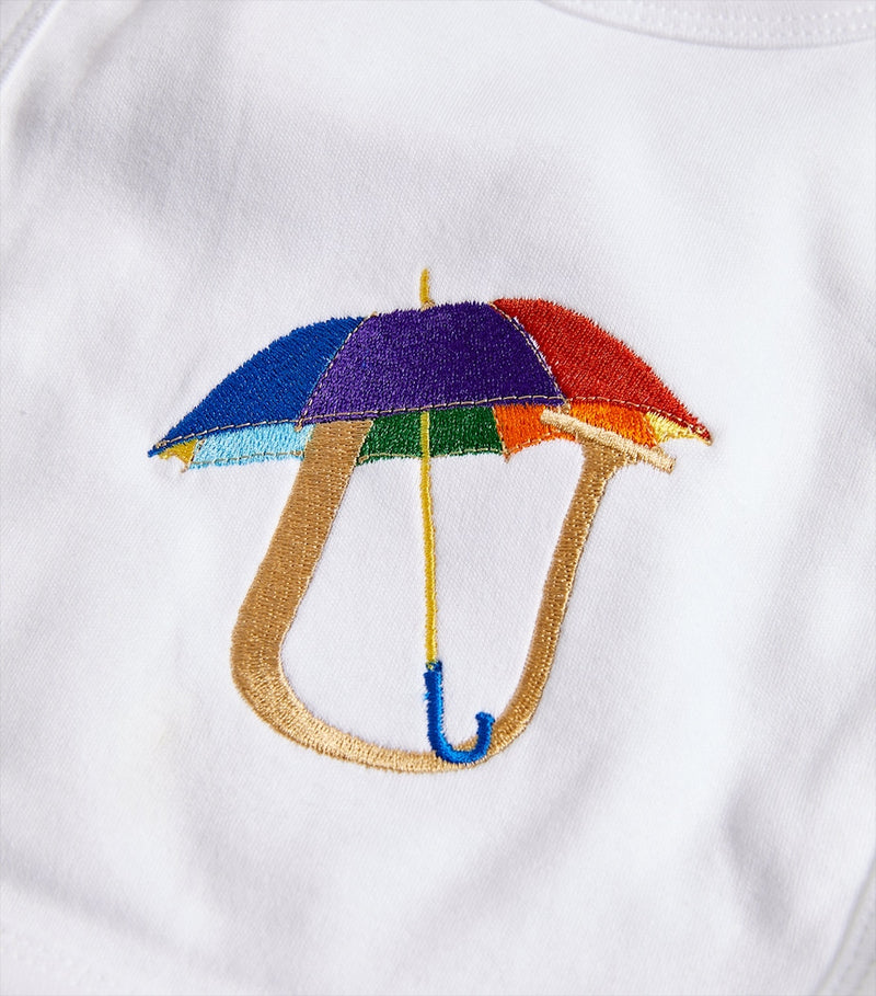 Paint My Dreams Cotton Monogram Bib - British product