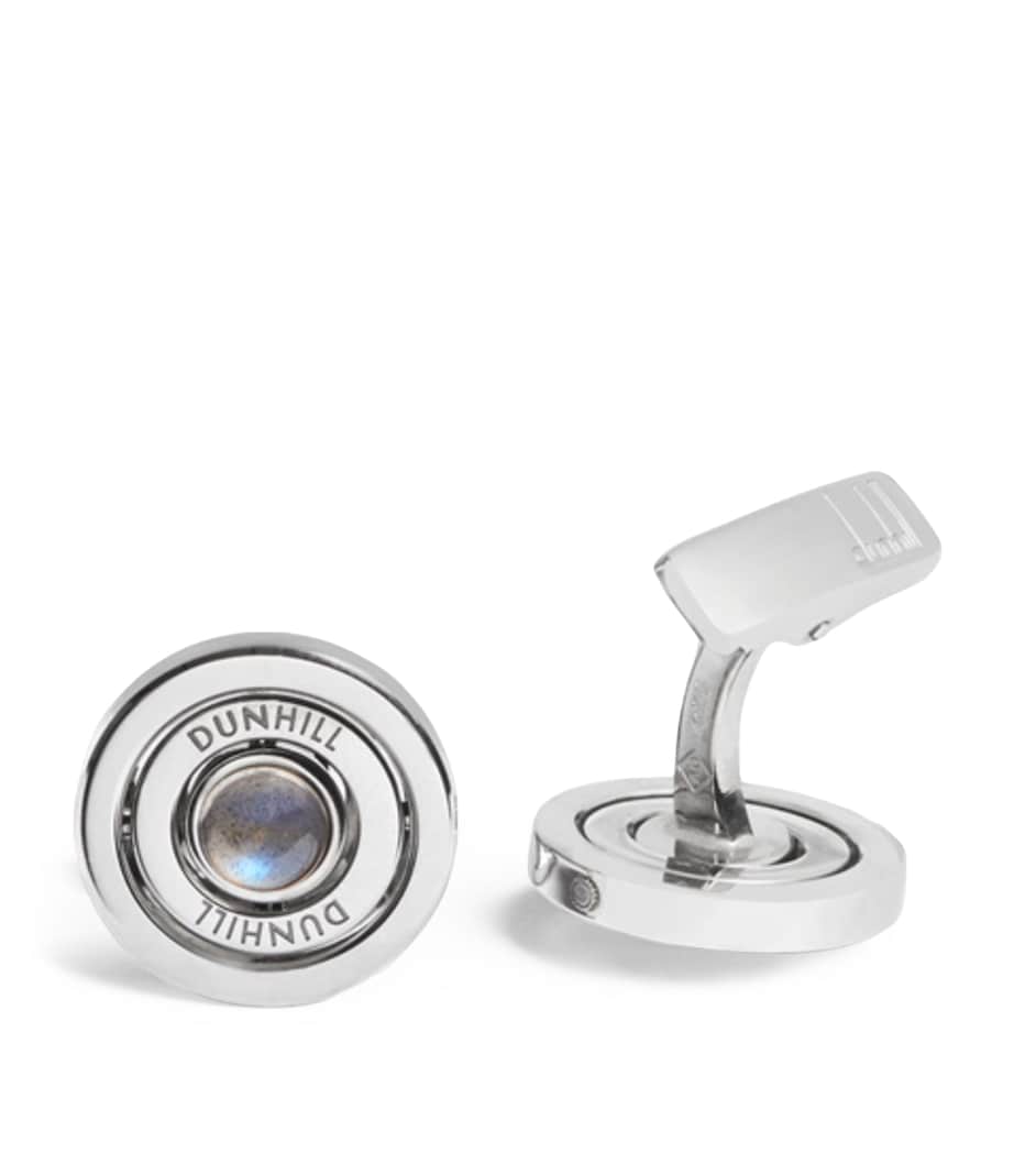 Dunhill Gyro cufflinks with labradorite stone, UK version