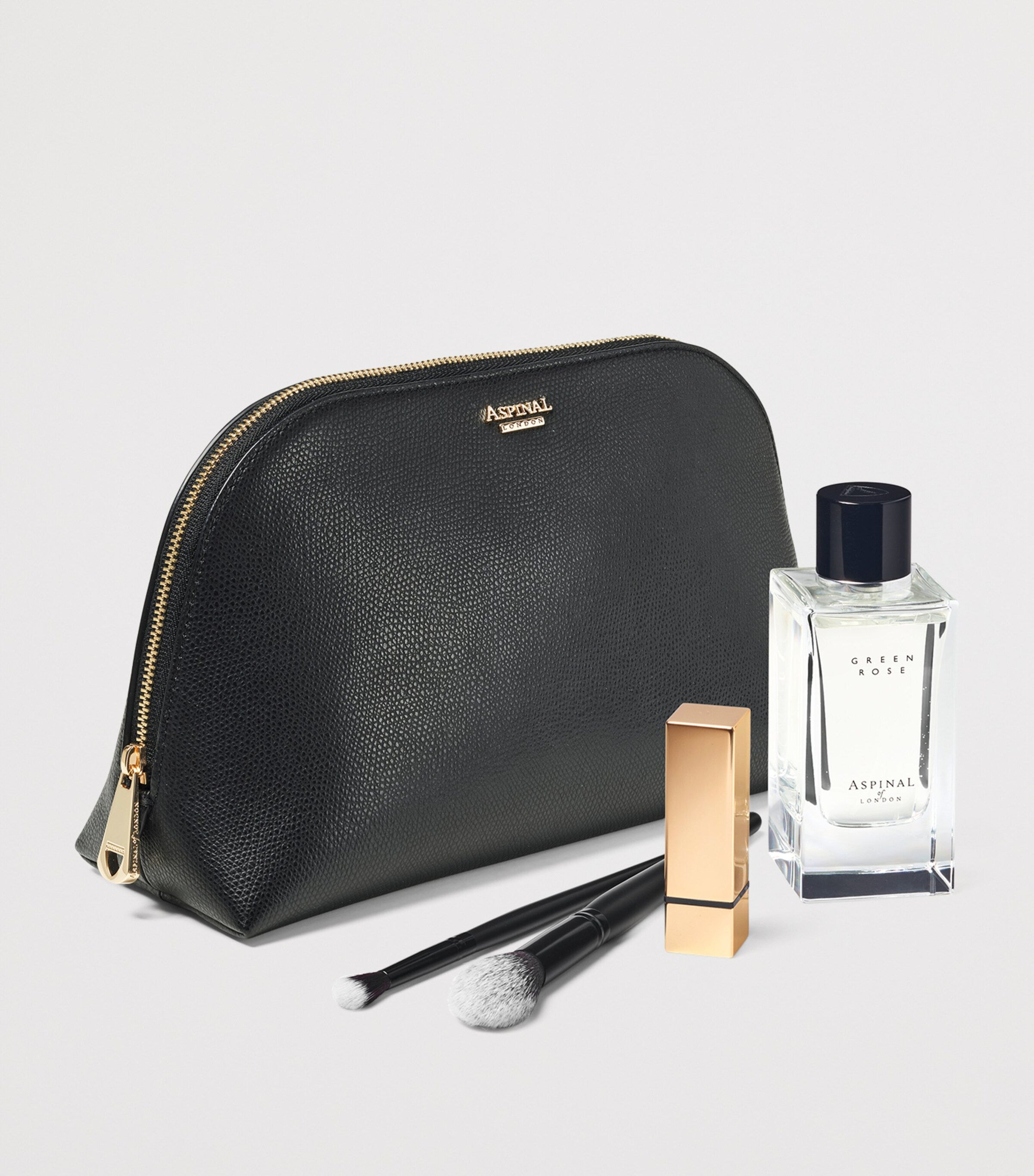 Aspinal of London large leather cosmetic case - British product
