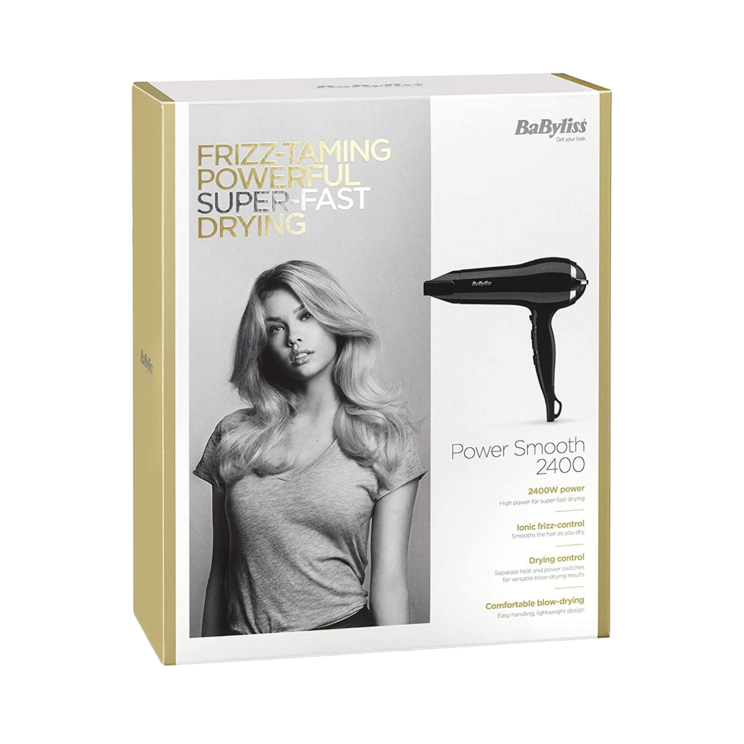 BaByliss Power Smooth 2400W hair dryer - British product