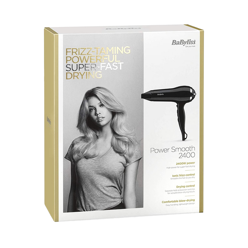 BaByliss Power Smooth 2400W hair dryer - British product