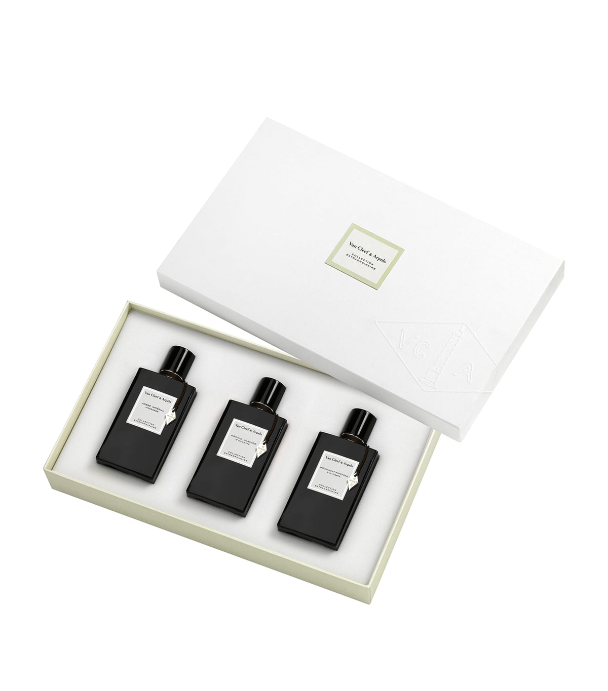Van Cleef & Arpels fragrance travel gift set with three 45ml eau de parfum scents (British brand)