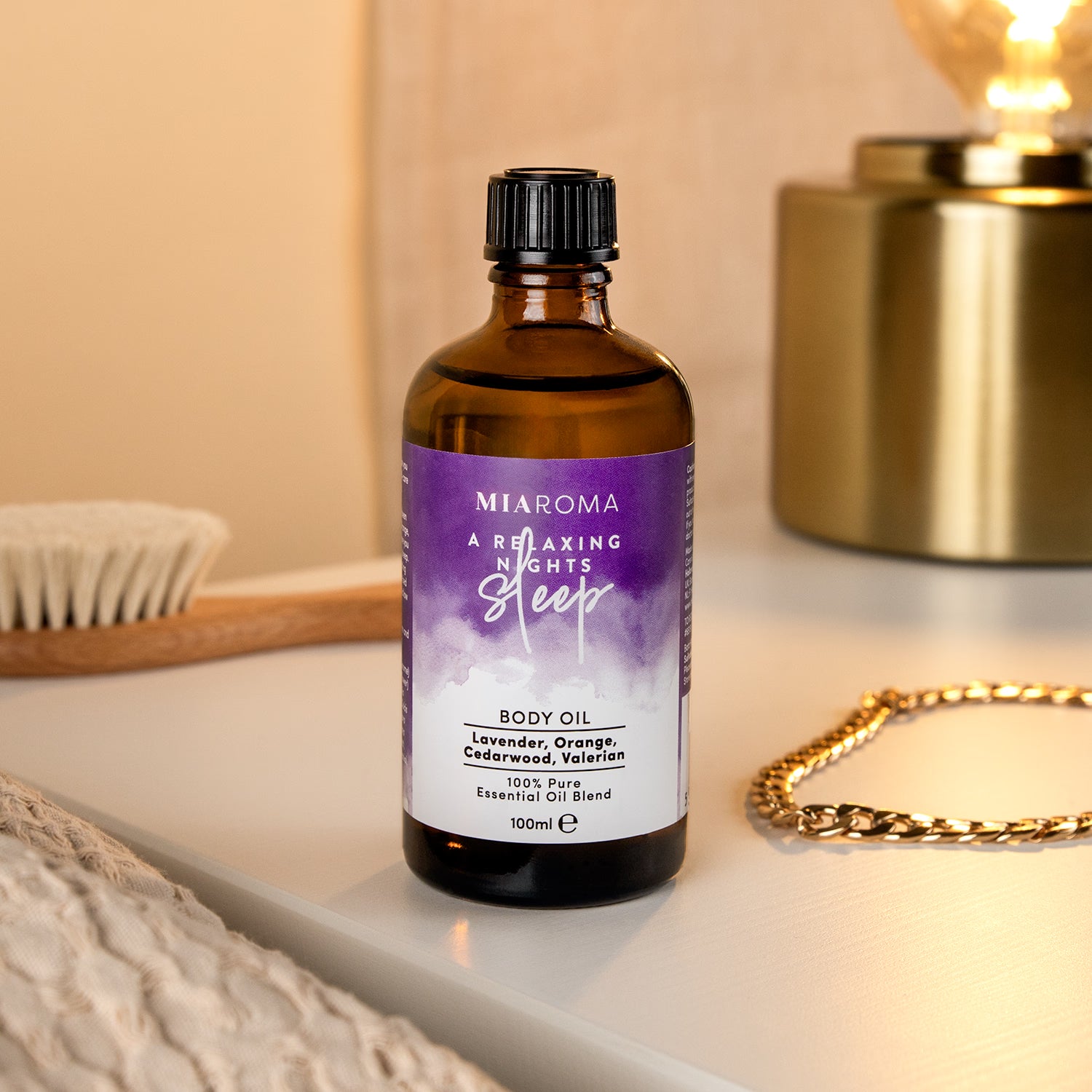 Miaroma Relaxing Night's Sleep Body Oil 100ml, imported from the UK