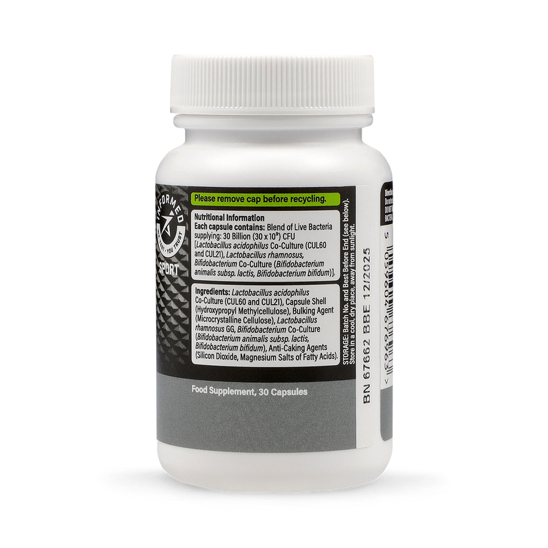 Gut health probiotic supplements Cultures Complex 30 Capsules - British product