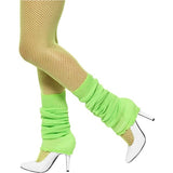 Smiffys neon green legwarmers, UK version