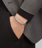 Bvlgari B.zero1 white gold pavé diamond bangle (British brand)