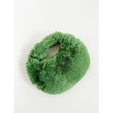 SVNX faux fur soft grab bag in green, UK version