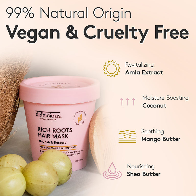 Rich Roots Repair & Restore hair mask, imported from the UK