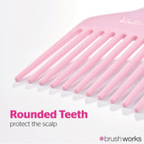 Brushworks afro comb set large and small, imported from the UK