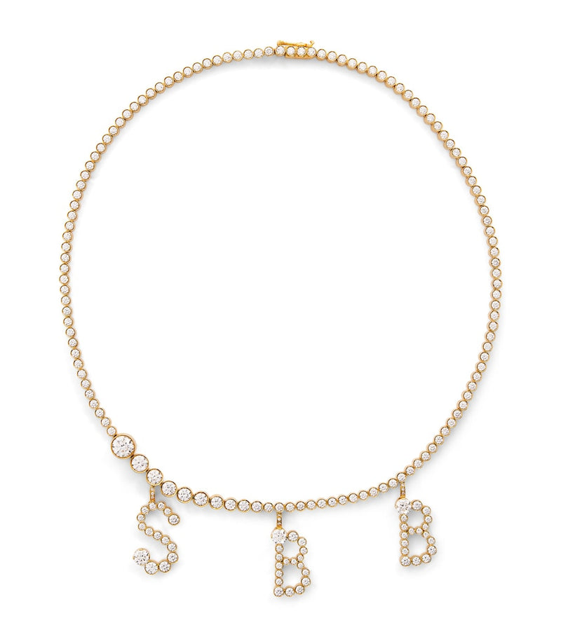 Sophie Bille Brahe yellow gold diamond necklace (British brand)