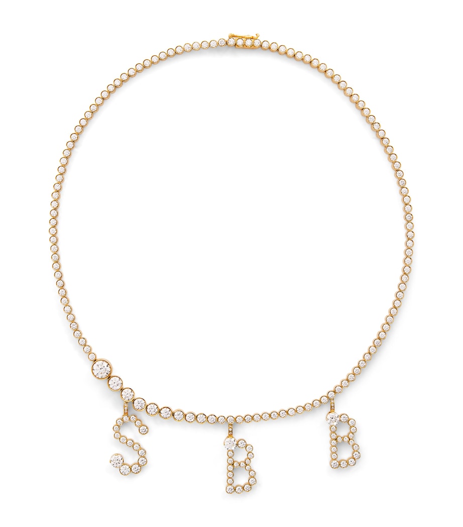 Sophie Bille Brahe yellow gold diamond necklace (British brand)