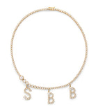 Sophie Bille Brahe yellow gold diamond necklace (British brand)