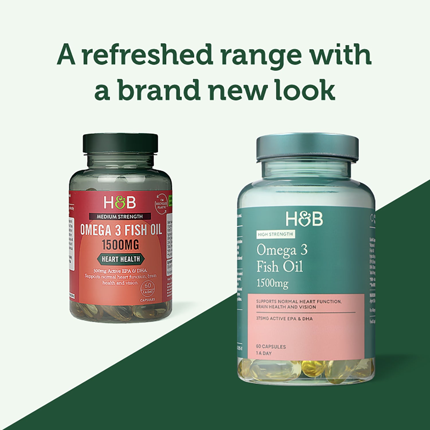 Holland & Barrett Omega 3 Fish Oil 1500mg 60 Capsules, UK version
