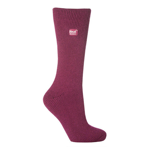 Heat Holders Ladies Original Thermal Socks 4-8 UK GOODS Superdrug Deep Fuchsia  