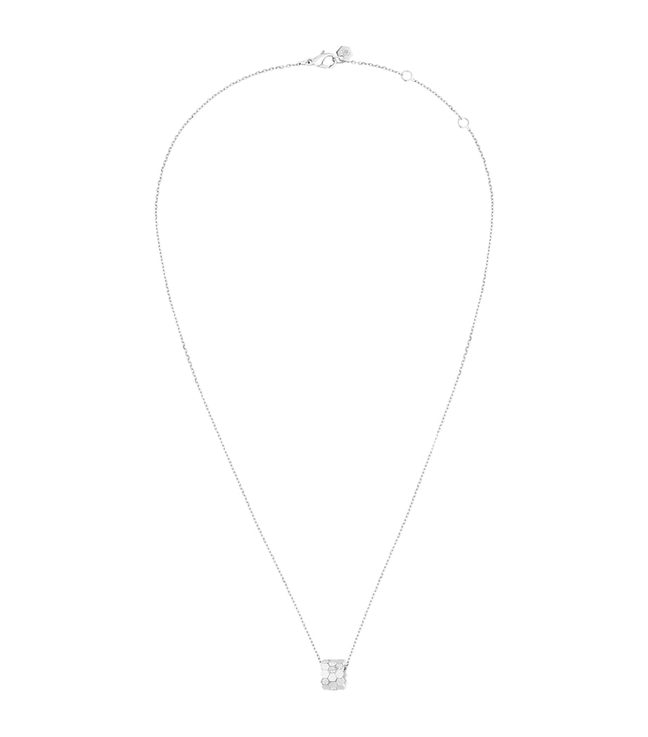 Chaumet Bee de Chaumet white gold diamond necklace, imported from the UK