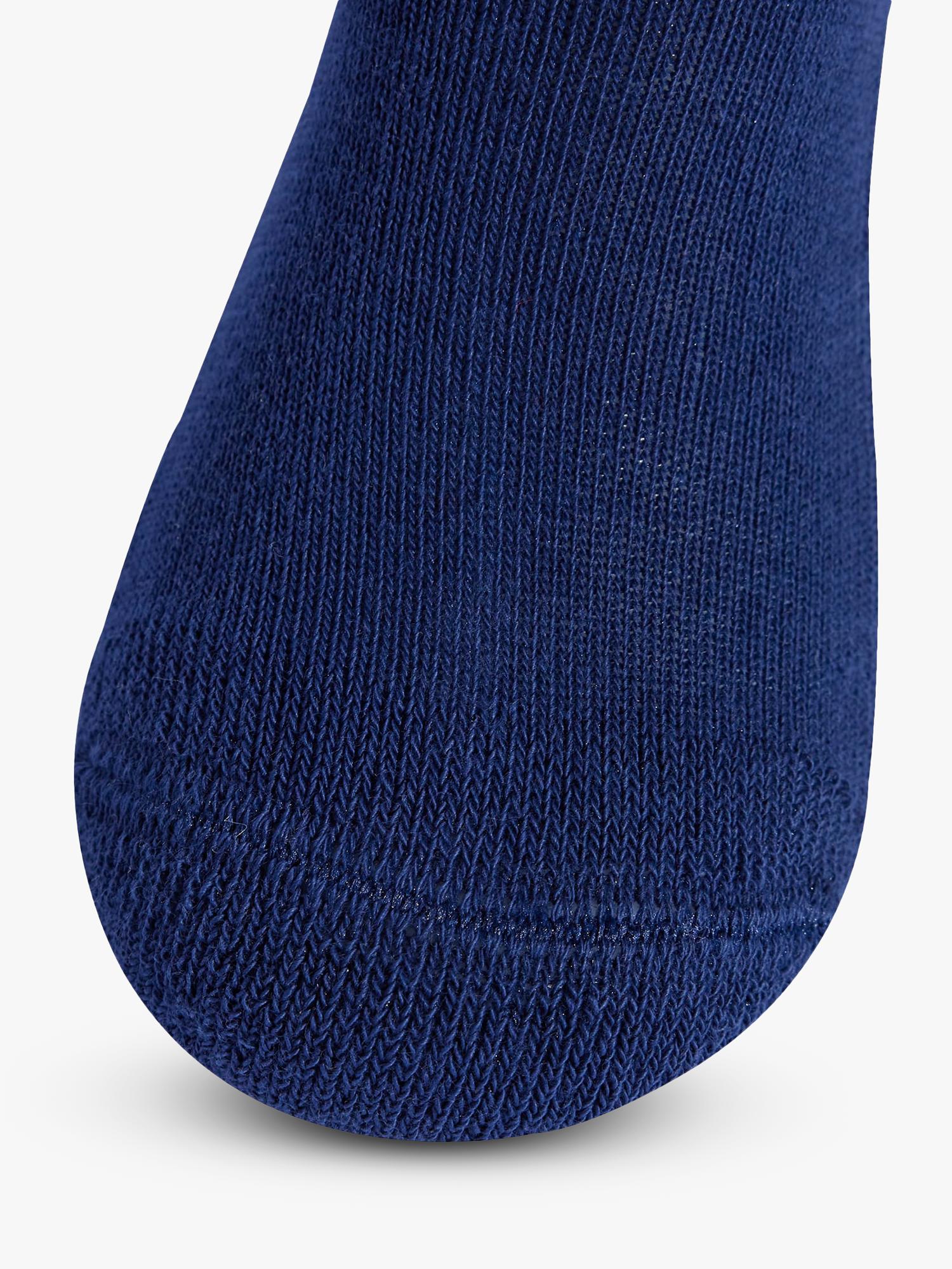 adidas kids ankle socks blue royal blue pack of 5, imported from the UK