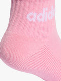 adidas kids ankle socks pack of 5 pink grey white, UK version