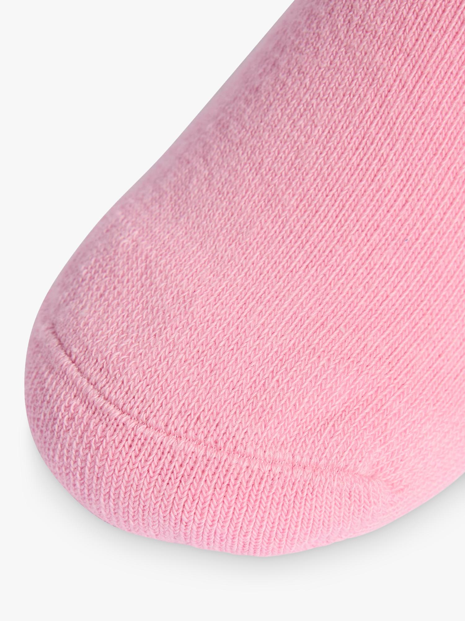 adidas kids ankle socks pack of 5 pink grey white, UK version