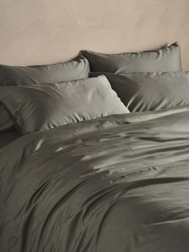 Bedfolk Luxe Cotton Sateen Double Duvet Cover