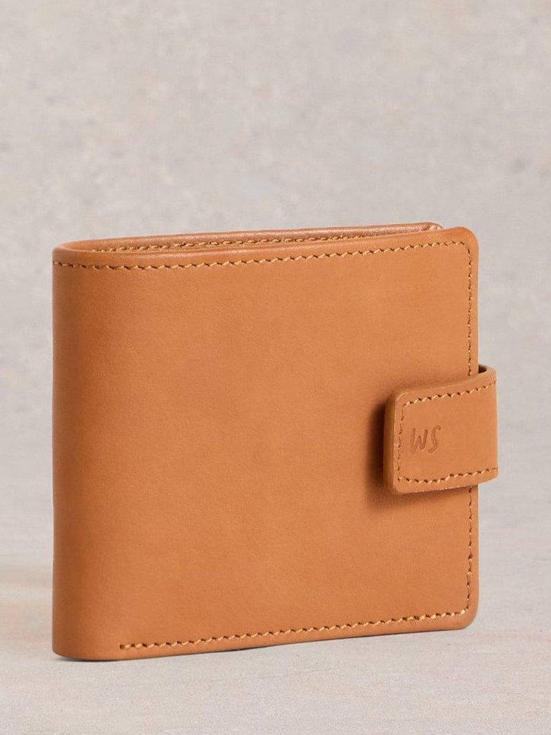 White Stuff Rufus Leather Wallet Tan - British product