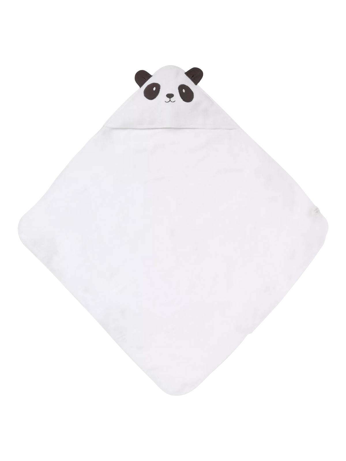 Angel & Rocket baby hooded towel panda white, imported from the UK