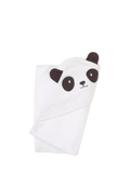 Angel & Rocket baby hooded towel panda white, imported from the UK
