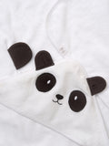 Angel & Rocket baby hooded towel panda white, imported from the UK