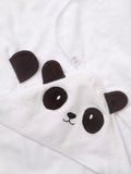 Angel & Rocket baby hooded towel panda white, imported from the UK