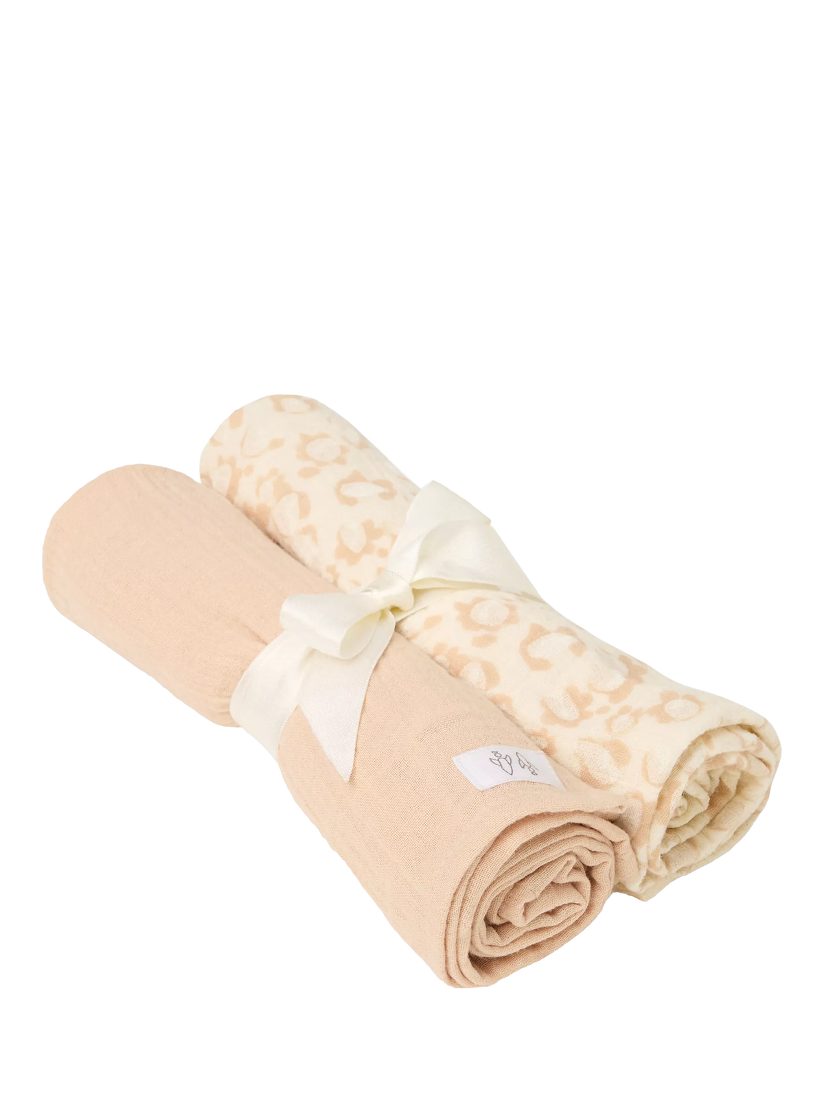 Angel & Rocket baby printed muslin set pink, imported from the UK