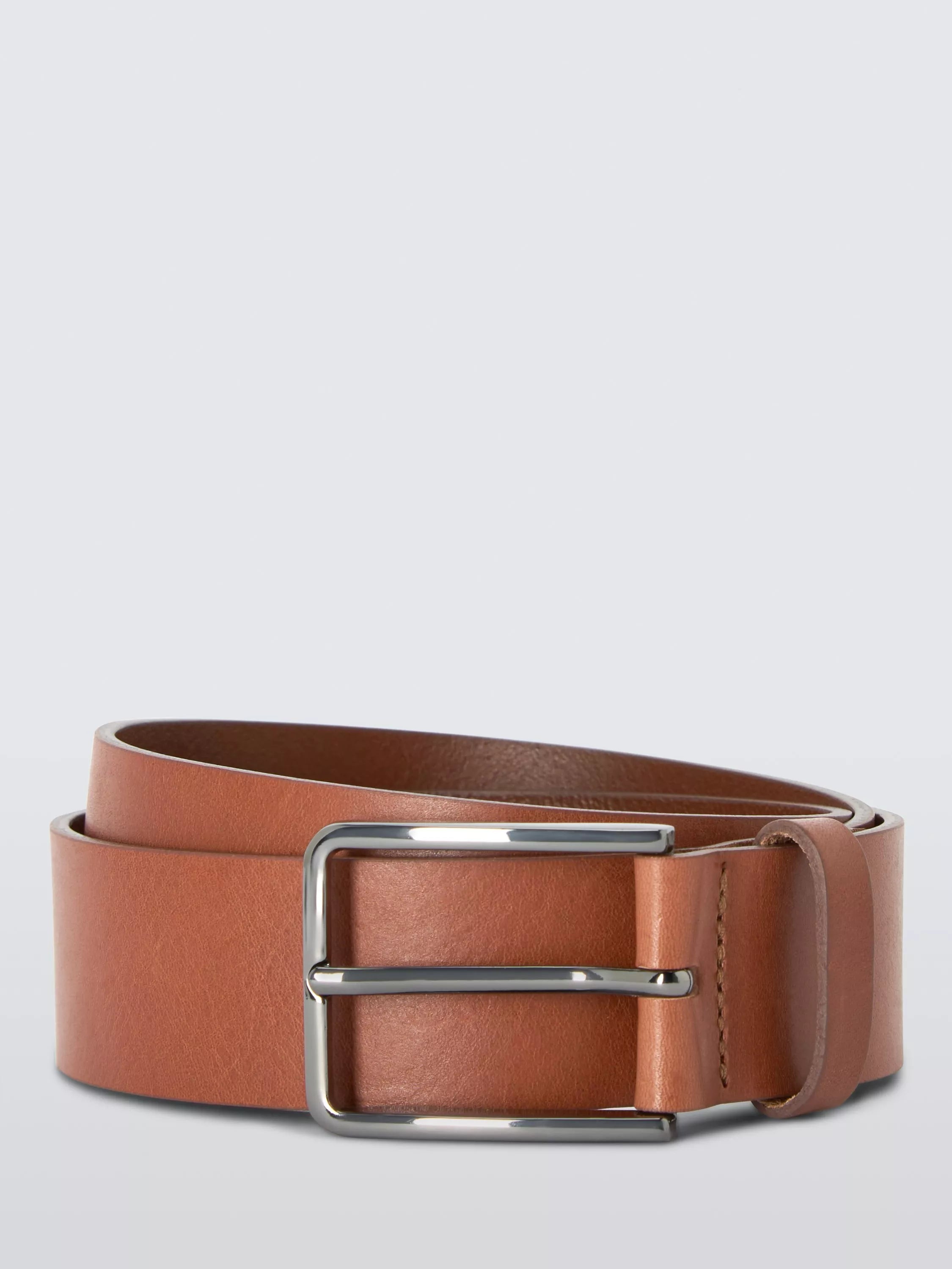 John Lewis leather belt tan - British product