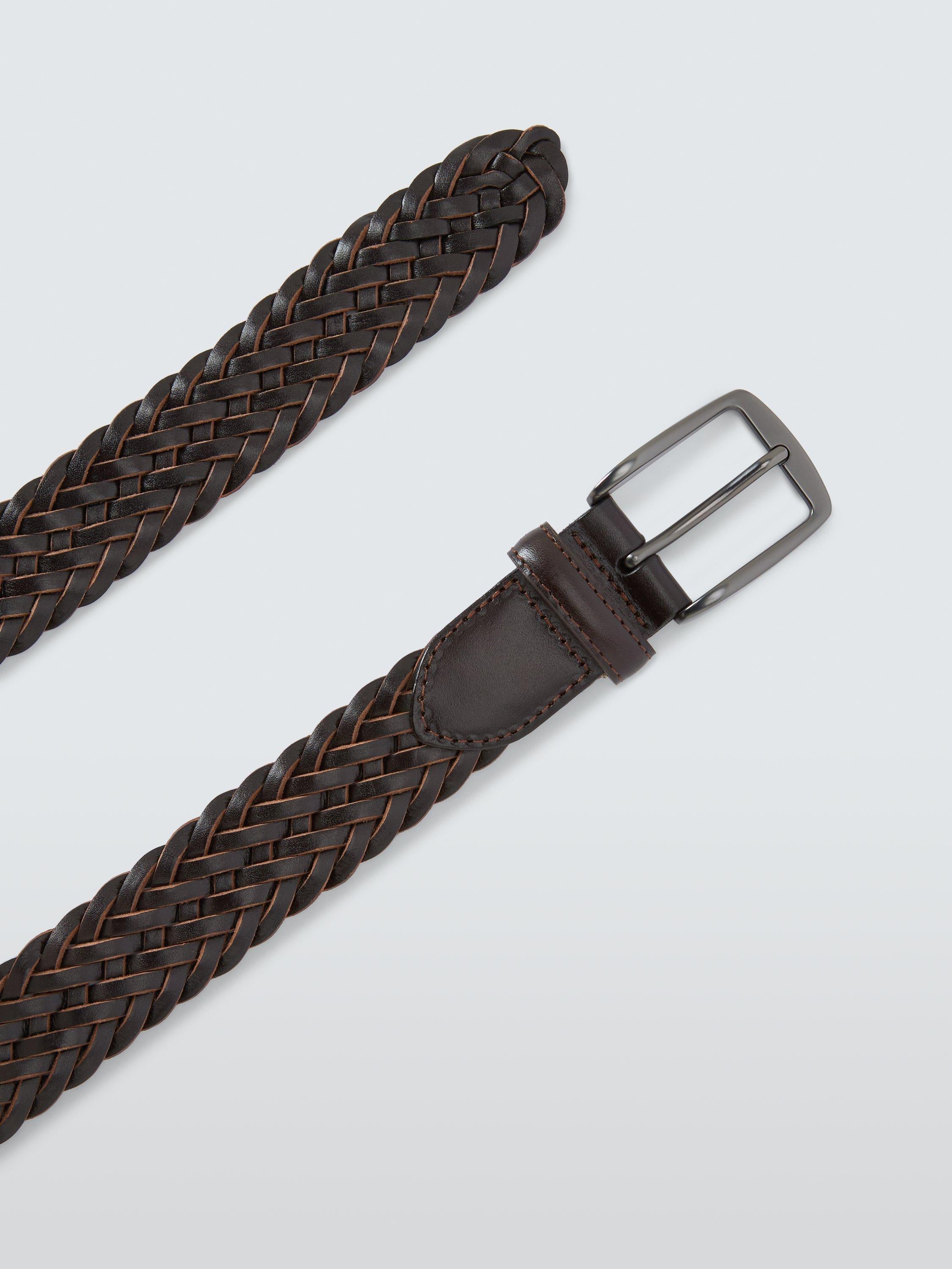 John Lewis woven leather belt - British product