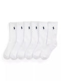 Ralph Lauren kids socks white pack of 6, imported from the UK