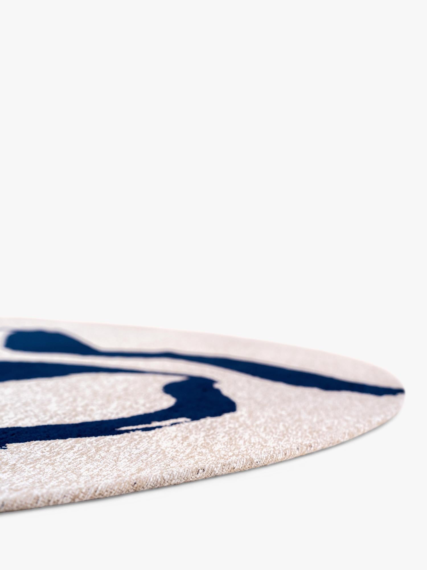 Louis De Poortere Ribbon Spirit round rug 140cm (British brand)