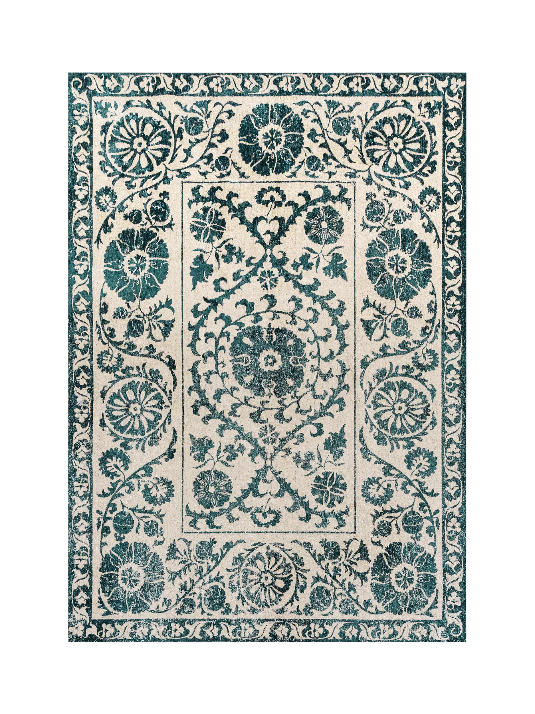 Louis De Poortere Suzani Boree rug 200x140cm, imported from the UK
